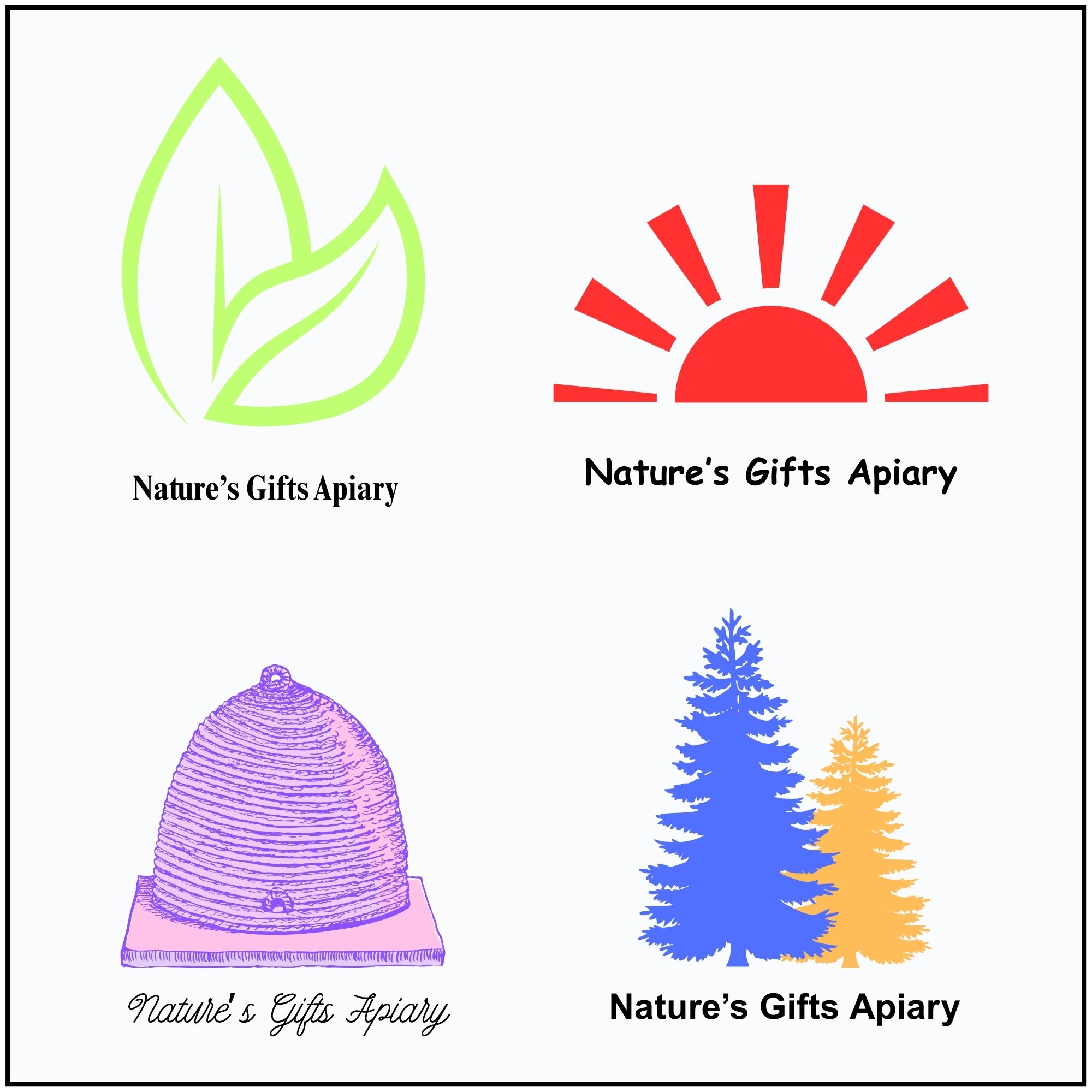 Bad designs that align with Natural brand aesthetic