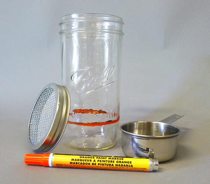 DIY Mite Sampling Jar