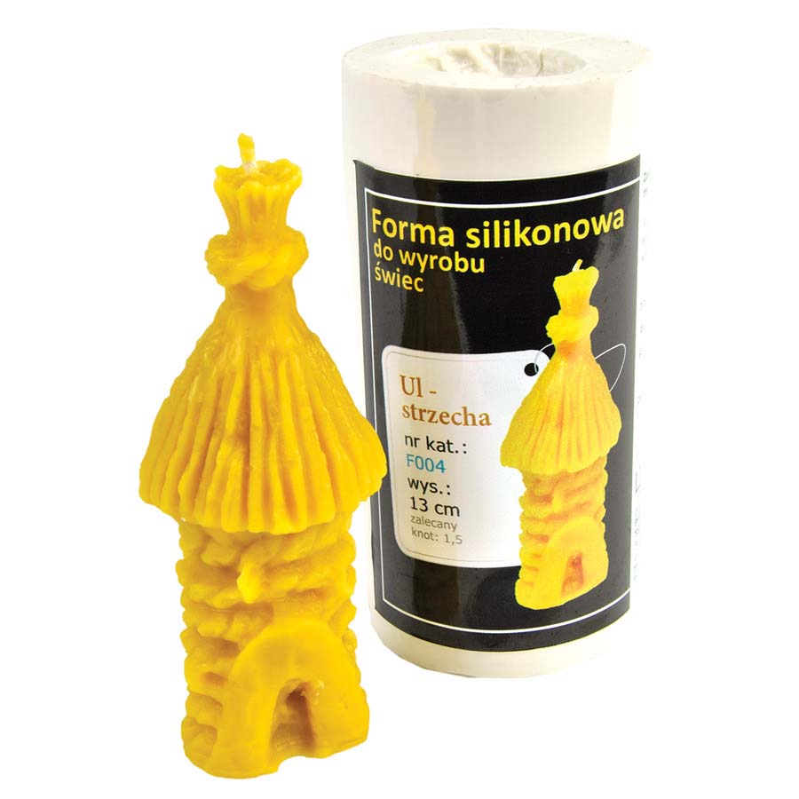 Thatched Beehive Silicone Beeswax Candle Mold Betterbee