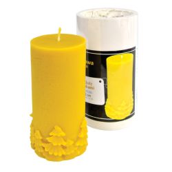 Cylinder w Christmas Trees Lg