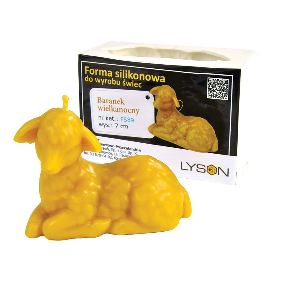 Easter Lamb Silicone Candle Mold Betterbee