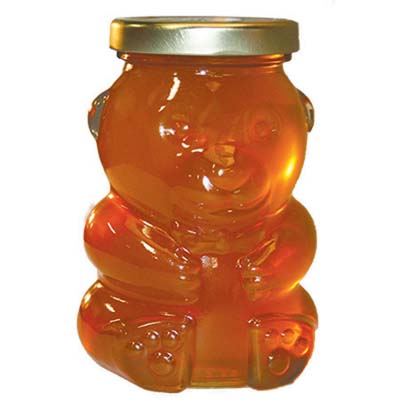 13 oz Glass Honey Bear Jars: Case of 12 | Betterbee
