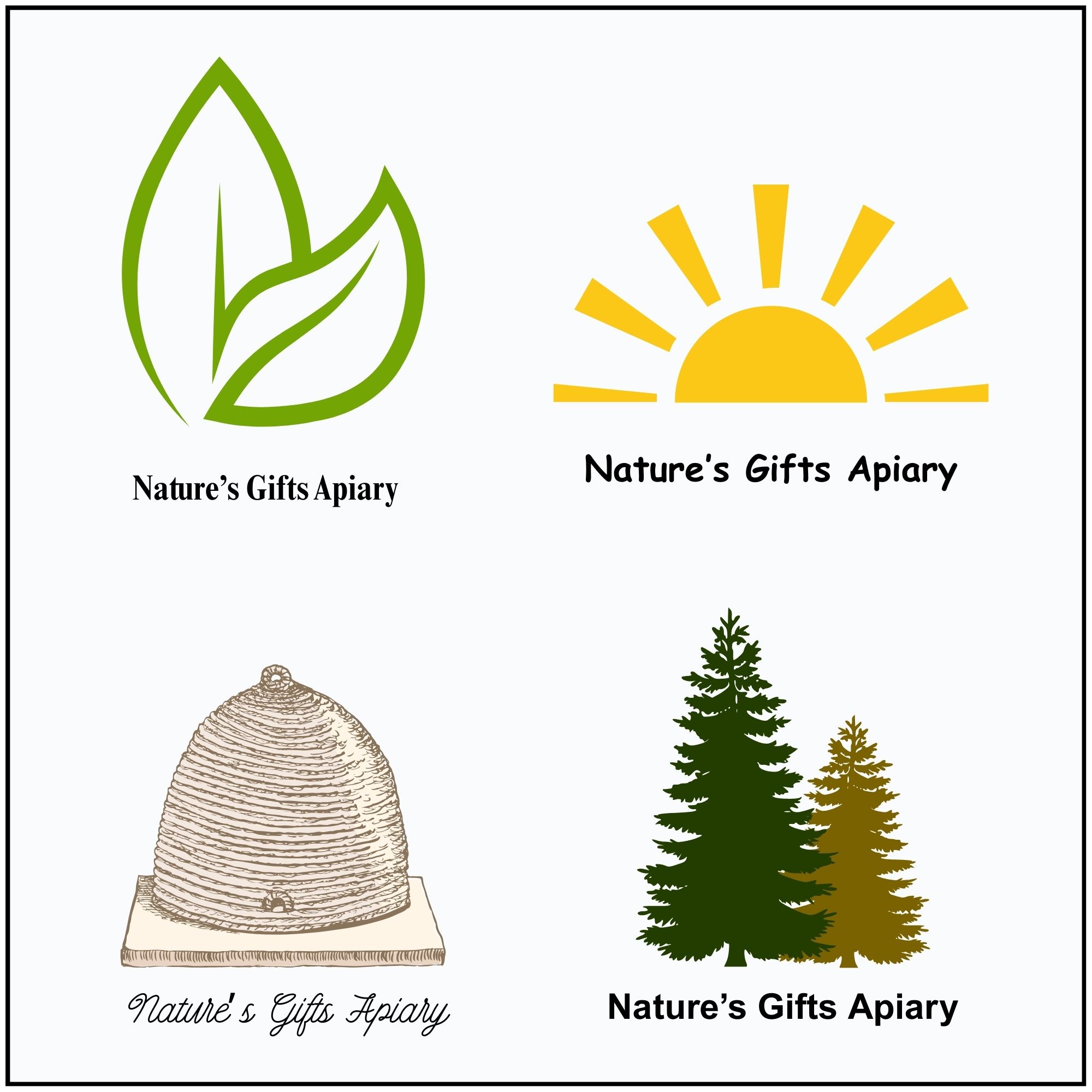 Good designs that align with Natural brand aesthetic