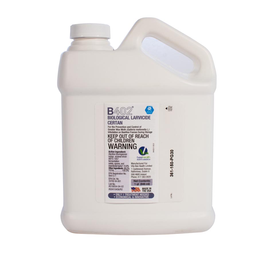 Wax Moth Larvicide B402 Certan946ml Betterbee