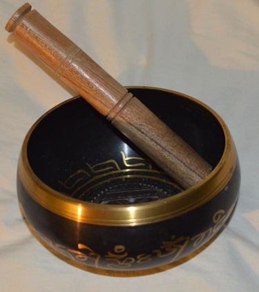 a Tibetan tanging bowl